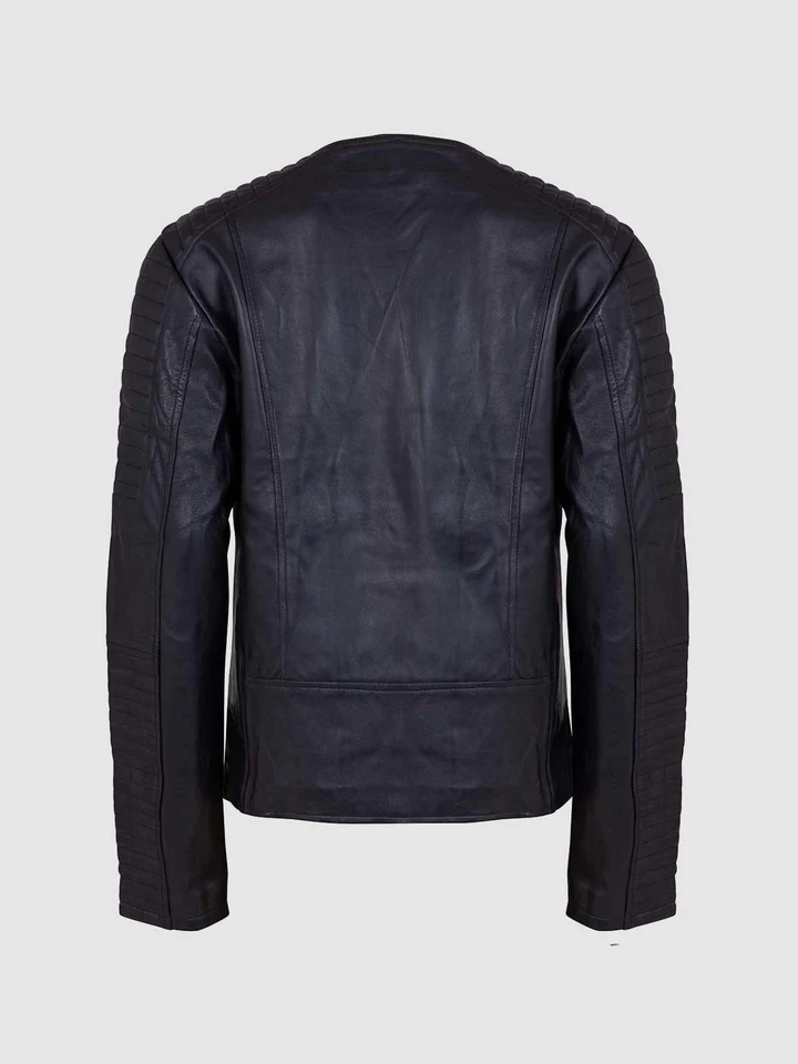 Womens Leather Quilted Jacket