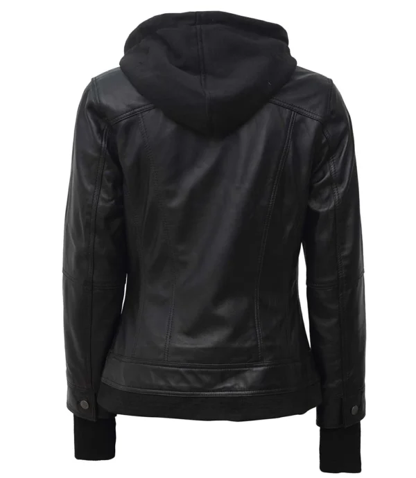 Classic black bomber jacket