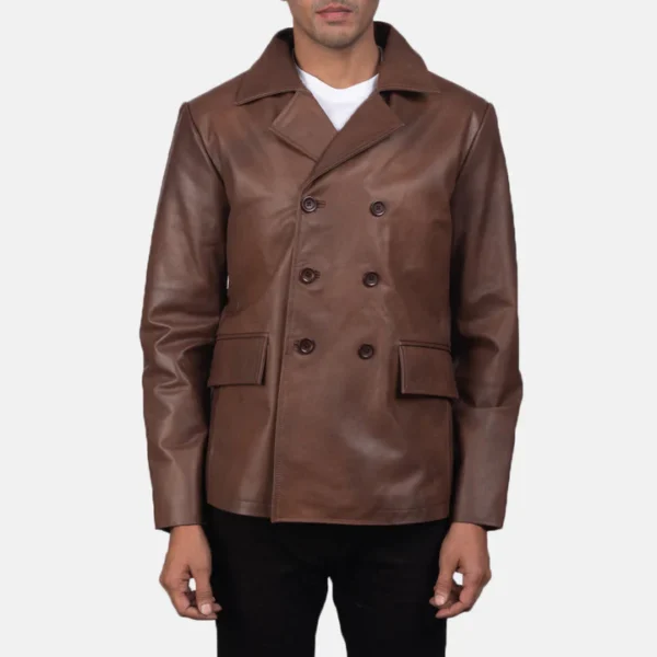 Classic-leather-peacoat