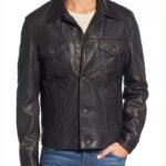 Mens Tom Holland Uncharted Leather Jacket