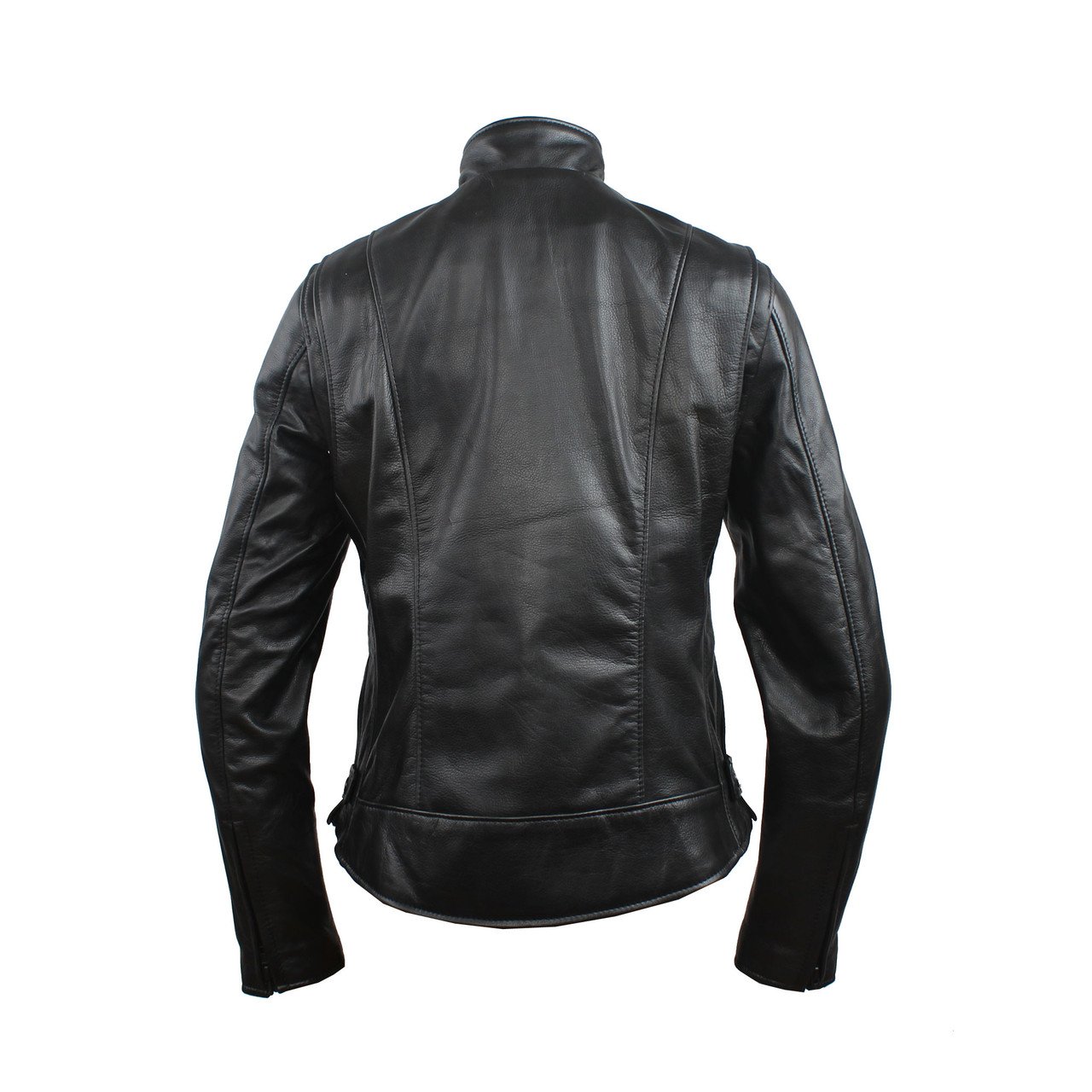 womens flower lined leather jacket