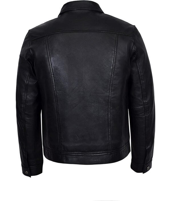 stylish-black-trucker-leather-jacket
