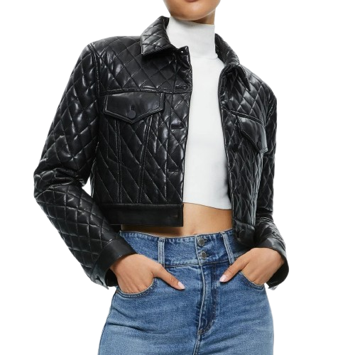 Womens-quilted-cropped-jacket